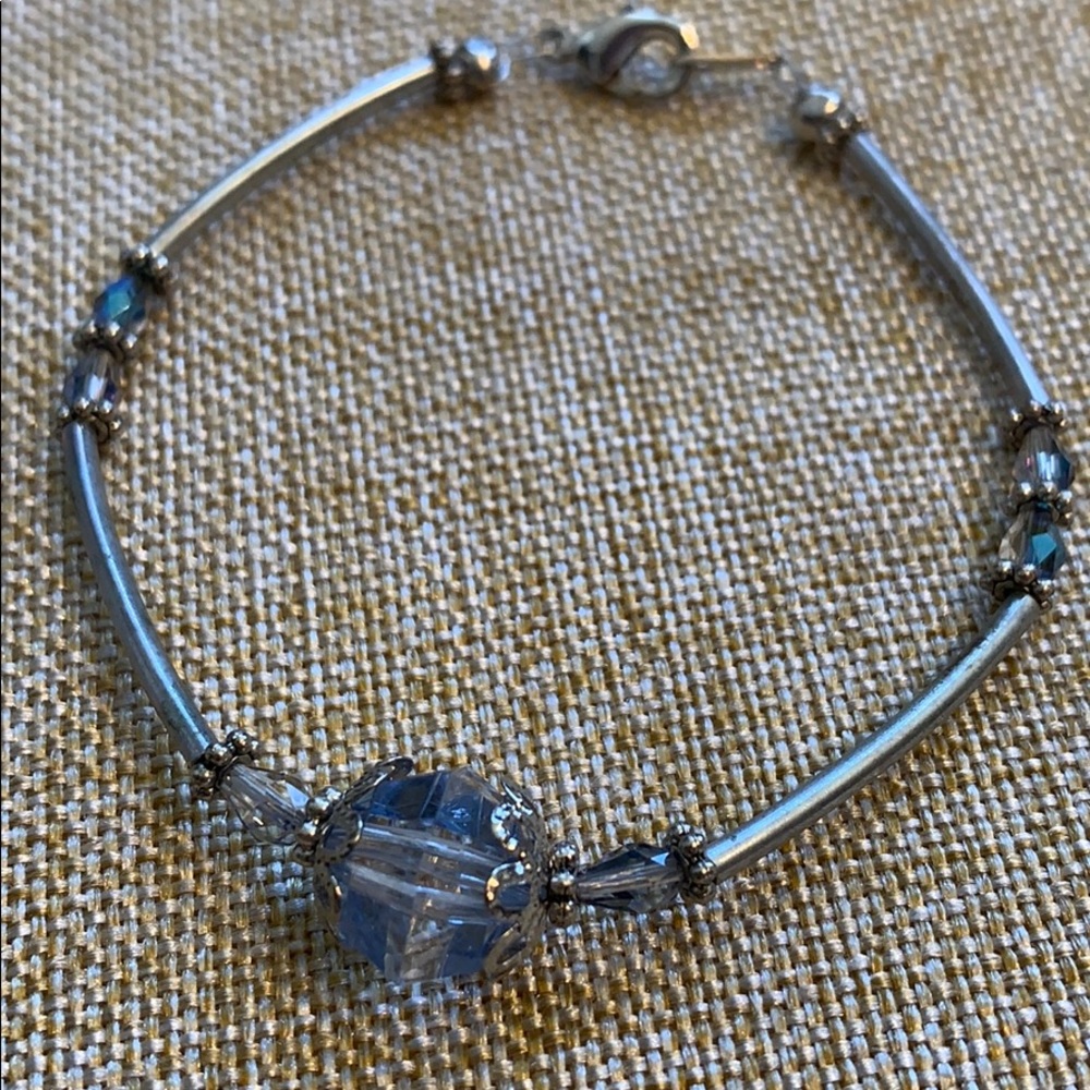 Handcrafted gemstone bracelet